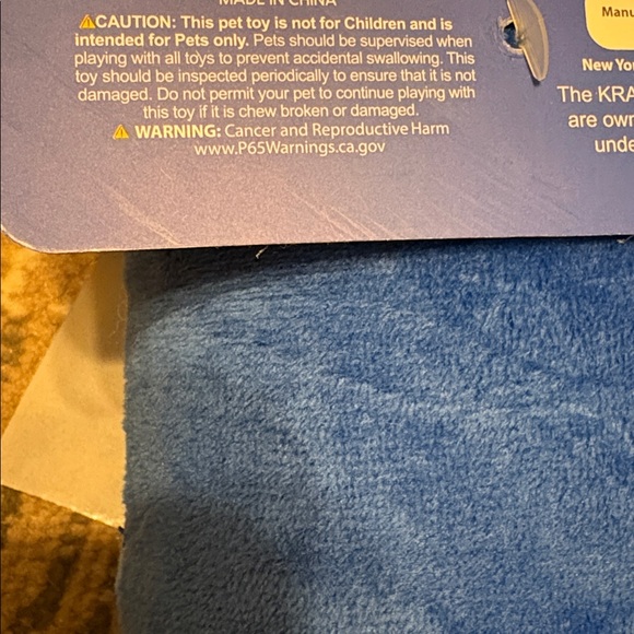 NWT Kraft Mac & Cheese Plush Dog toy - Picture 5 of 5